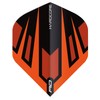 RED DRAGON Hardcore Radical Orange & Black Fan Dart Flights