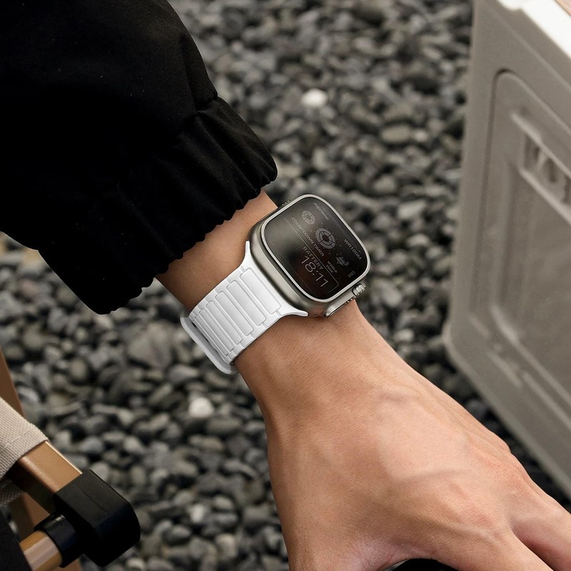 Lamshaw Compatible with EmeTerm Explore Bands, Magnetic Silicone Sport Strong