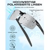 ATTCL Men's Polarised Sunglasses for Sports: UV Protection Lightweight Wrap-Around