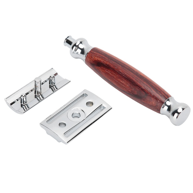 Wooden Handle Razor Manual Safety Shaving Knife Hair Remover Tool