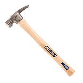 Estwing Pro California Hammer - 23 oz Rip Claw Hammer with Milled Face & Hickory Wood Handle - MRW23LM