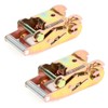 2pcs Ratchet with Handle for Tow Dolly Car Hauler Flat