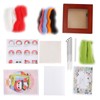 Needle Felting Kit Photo Frame Wool Felting Supplies Animal Plush