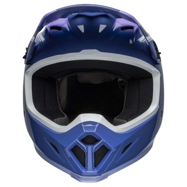 BELL MX-9 MIPS Dirt Helmet (Dart Gloss Purple/White - X-Large)