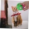 Sosoport 4pcs Slotted Balls Cat Toy Interactive Cat Toys Cat