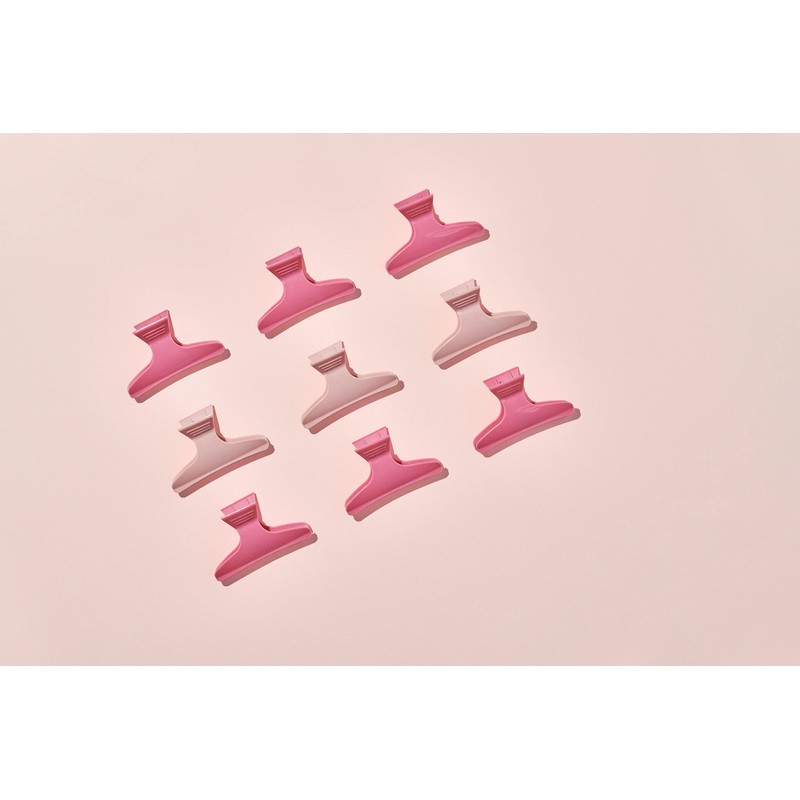 Diane Large Frosty Butterfly Clips, 9/bag,Assorted, 9 Count (Pack of