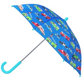 Wildkin Kids Umbrella – Rainproof Canopy, Curved Handle, Easy Hanging Design - Heroes