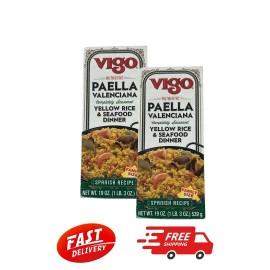Vigo 2 Boxes of "VIGO"  Paella Valencia - Spanish Original Recipe 19 oz. Each