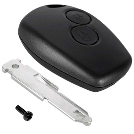 OcioDual 2 Button Key Shell Compatible with Dacia Duster Logan Lodgy Sandero, Remote Control Case, Car Key Replacement Key, Key Case Cover Key Box Case
