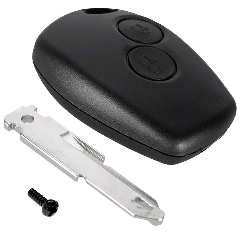 OcioDual 2 Button Key Shell Compatible with Dacia Duster Logan