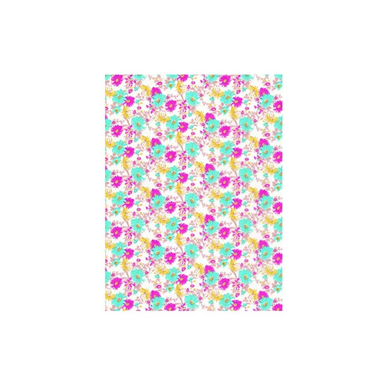 Decopatch Decoupage Printed Paper FDA683 Flowers, Single Sheet