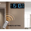 Digital Clock, 13" Large Display LED Wall Clock for Living