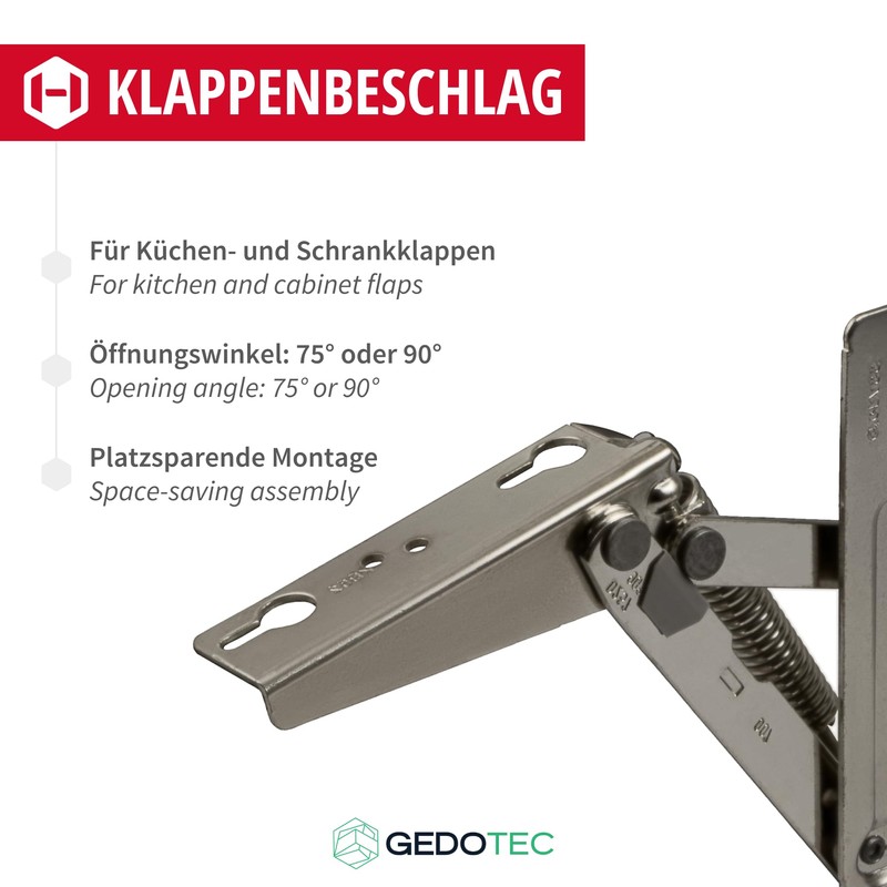 GedoTec Flap Bracket, Similar to Grass Kinvaro T-57