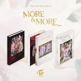 TWICE - More & More (9th Mini Album) Album+Folded Poster+Extra Photocards Set (A ver.)
