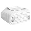 100% Cotton Blankets Throw Size for Bed - Waffle Weave