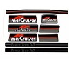MERCRUISER  MOST COMPLETE ALPHA ONE GEN ONE W/GRAY RAMS STICKER SET
