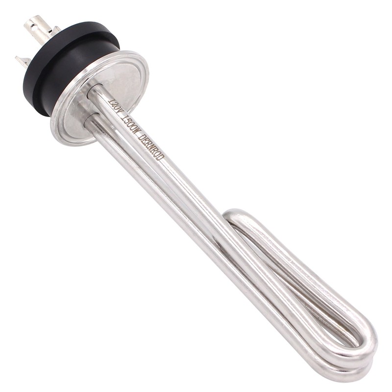 DERNORD 120V 1500W Tri-clamp Foldback Heating Element Stainless Steel Immersion