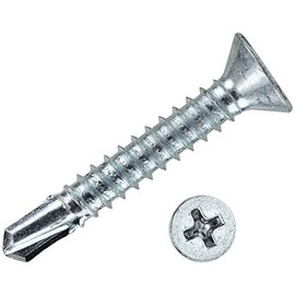 SS8Â® Screws Self Tapping (3.5 x 25mm) Self Drilling Steel Screw for Metal, Wood (Pack of 100)