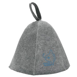 Natural Brilliant Sauna Hat, Straightening Sauna Hat, Cap, Protects Scalp, Prevents Bleeding, Drying, Relieves Hair Damage and Keeps Hair Cool with Case Grey