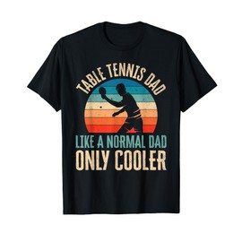Tavolo Tennis Papà Ping Pong Giocatore Regalo Maglietta
