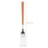 Kichvoe Stainless Steel Steak Fork Handle Kitchen Utensil for BBQ