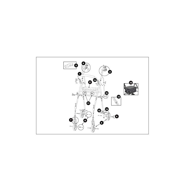 #2 - Left Hand Brake System (Includes Brake Spring &