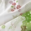 SunnyDayFabric Noren Noren Opal Noren, Floral Pattern, Approx. 33.5 x