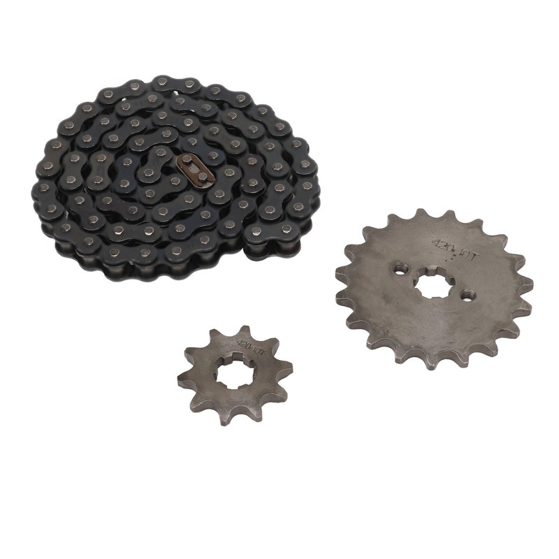 420 19T Front Engine Sprockets 10 Tooth Rear Sprocket Steel