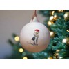 Image Industry Fox Terrier Ceramic Bauble - Tree Decoration -