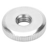 Pack of 10 Knurled Nuts, M8 Round Flat Knurled Nuts