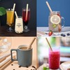 Pack of 100 Wide Paper Straws, Bubble Tea Straws Made