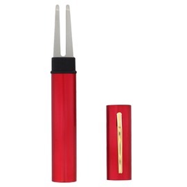 PINMEI Golf Divot Repair Tool Portable Divot Tools for Repairing The Green Stainless Steel Perfect for Men Women Golfer (Red (1 Piece))