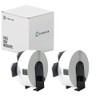 DLMELHOR 2-Pack of DK-1201 Continuous White Wide Tape, (1.1 in