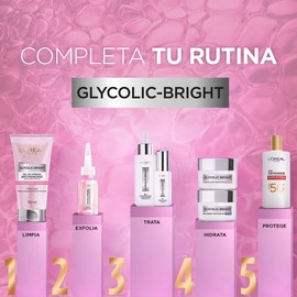 LOréal Paris Glycolic Bright Sérum Anti-Manchas, 8 Melasyl  Glicólico  Niacinamida, Reduce Manchas Solares, de la Edad y Post-Acné, Combate la...     