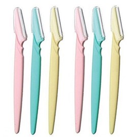 WYZBEN 6Pc Women Face & Eyebrow Hair Removal Safety Razor Trimmer Shaper Shaver
