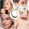 Doppelseitiger Kosmetikspiegel mit Griff - 10X/1X Vergrößerung, Faltbarer 360° drehbarer
