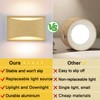 Aipsun Aluminum Modern LED Wall Sconce Hardwired Interior Wall Lights