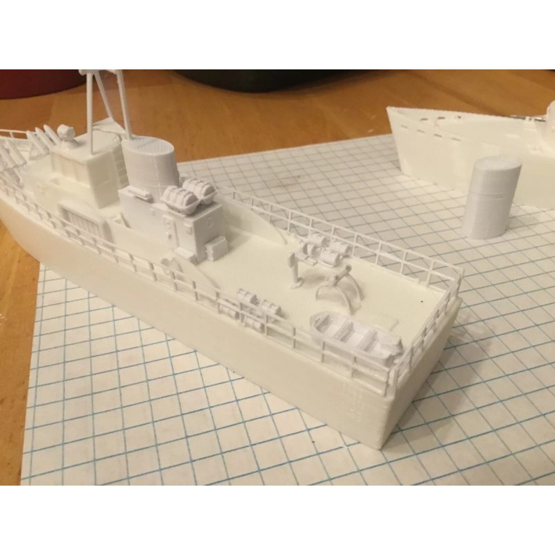 "Handmade" N scale U.S. Coast Guard 95 Foot Cutter ship