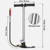 4500 PSI 3-Stage High Pressure Hand Pump with Gauge, 19.7