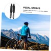 Mipcase 2Pcs Gym Cycle Pedal Straps Footrest Straps for Exercise