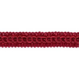 DÉCOPRO (TM) Scroll Gimp Braid Trim, Color# E13 - Cherry Red [Sold By The Yard]