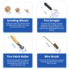 2500rpm Low-Speed Air Tire Repair Kit, Pneumatic Tire Buffer, Tire
