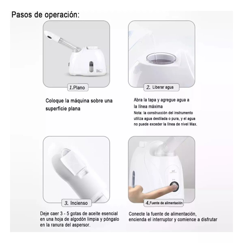 K Skin Vaporizador Facial K·skin Kd33s Para Limpieza De La