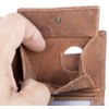 Small Trifold Vertical Designed Genuine Leather Pocket Size Wallet Wild,