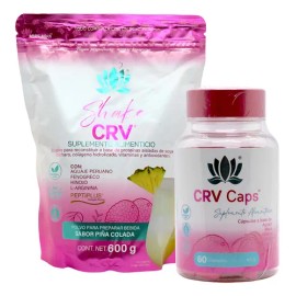 Pure Duo Curves Crv 60 Caps Shake Crv Piña Colada 600 G Pure