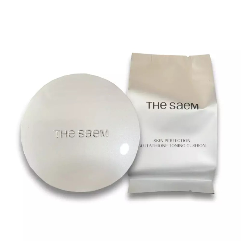 The Saem 더샘 스킨 퍼펙션 글루타치온 토닝 쿠션12g (본품+리필) [21N