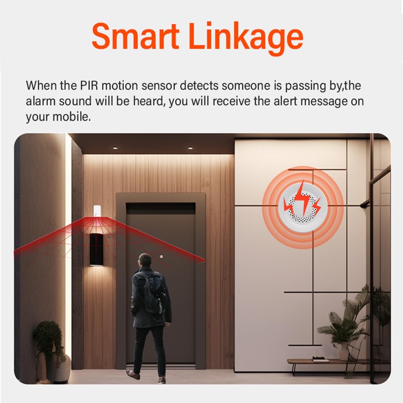WiFi Siren Alarm: Smart Home Alarm, Wireless Burglar Alarm for