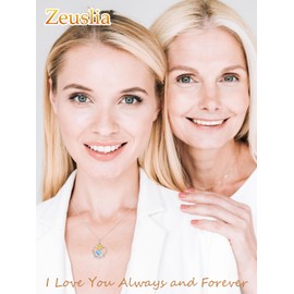 You Are My Sunshine Pendant Sunflower Necklace for Women Sterling Silver Sunflower Heart Necklace March Birthstone Aquamarine Jewelry Anniversary Wedding Birthday Gifts for Her Mom Grandma