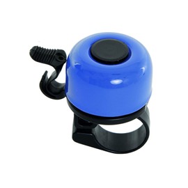 Contec Mini Glocke 33mm Fahrrad Klingel Klassisch Lenker Befestigung 22,2mm Bell Ringer, 32092, Farbe blau