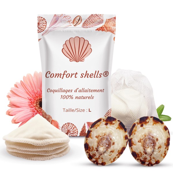 Comfort Shells® Natural Breastfeeding Caps + Reusable Pads | Nipple
